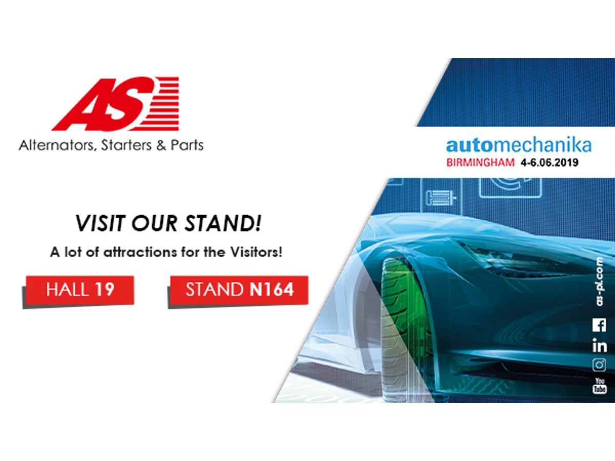 AS-PL to exhibit at Automechanika Birmingham 2019