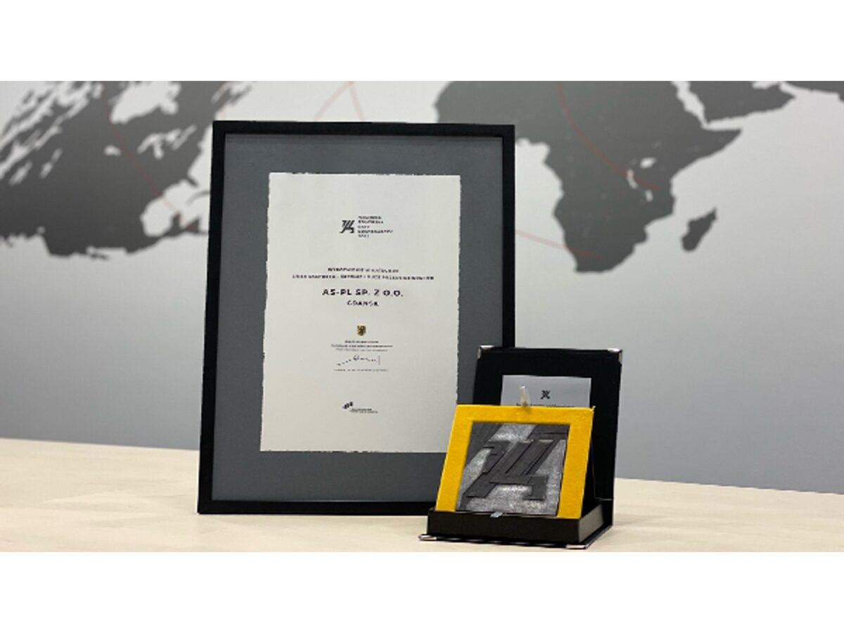 AS-PL honoured at the “Gryf Gospodarczy 2021” gala