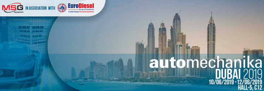 MSG Equipment at Automechanika Dubai 2019