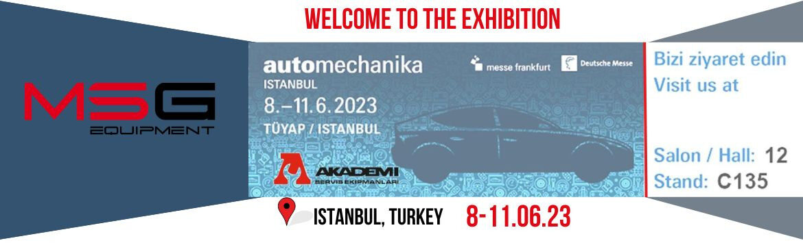 MSG Equipment Türkiye’de: Automechanika İstanbul 2023