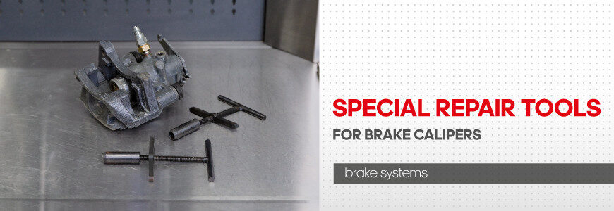 Special tools for brake caliper repair: TRW, ATE and Bosch