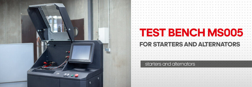 MS005 Marş ve Alternatör Test Standı Seri Üretimde