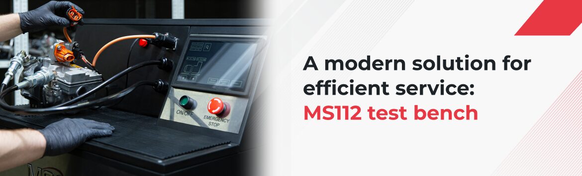 Elektrikli klima kompresörlerinin servisinde MS112 test standı