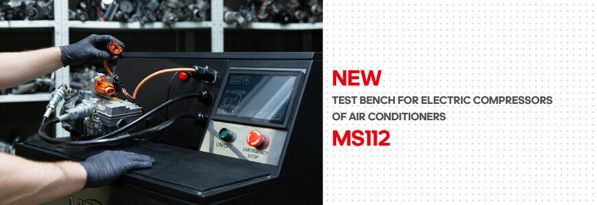 MS112: Elektrikli ve hibrit araç klima kompresörleri için test tezgâhı