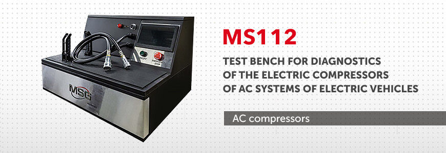 MS112, Elektrikli Araçların Klima Kompresörlerini Test Ediyor