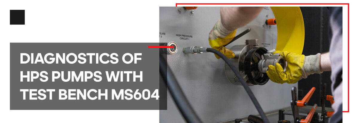MS604 test standıyla hidrolik direksiyon pompası teşhisi