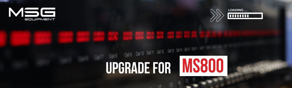MS800 hibrit ve elektrikli araç batarya testerine güncelleme