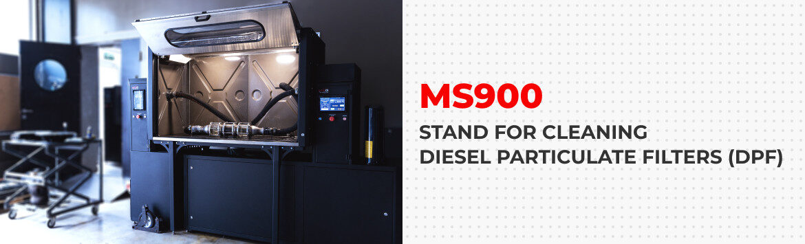 MS900: Modüler dizel partikül filtresi (DPF) temizleme standı