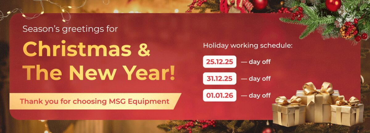 MSG Equipment 2025–2026 Bayram Dönemi Çalışma Takvimi