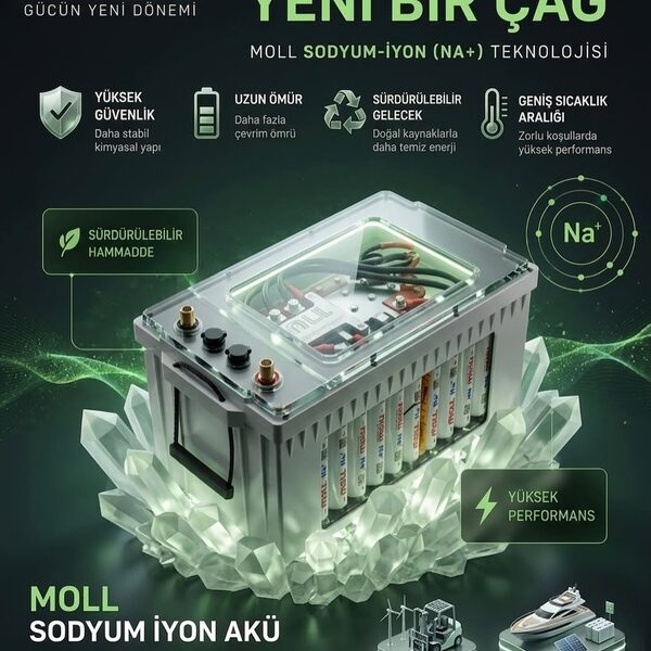 ⚡ Akü teknolojisinde yeni bir çağ: MOLL Sodyum-İyon (Na⁺) teknolojisi.